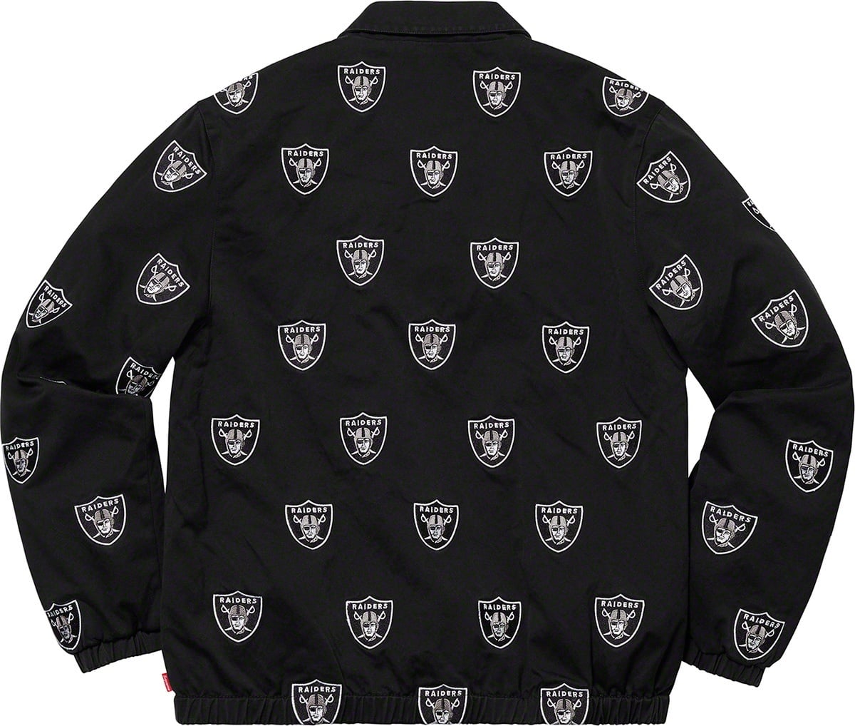 Supreme®/NFL/Raiders/'47 Embroidered Harrington Jacket view 5